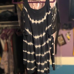 Navy tye-dye sweater, size 3